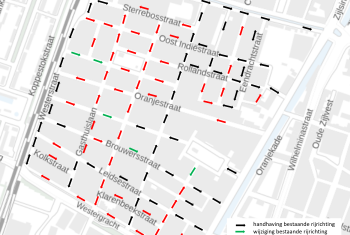 Verkeersplan aangeboden aan de gemeente